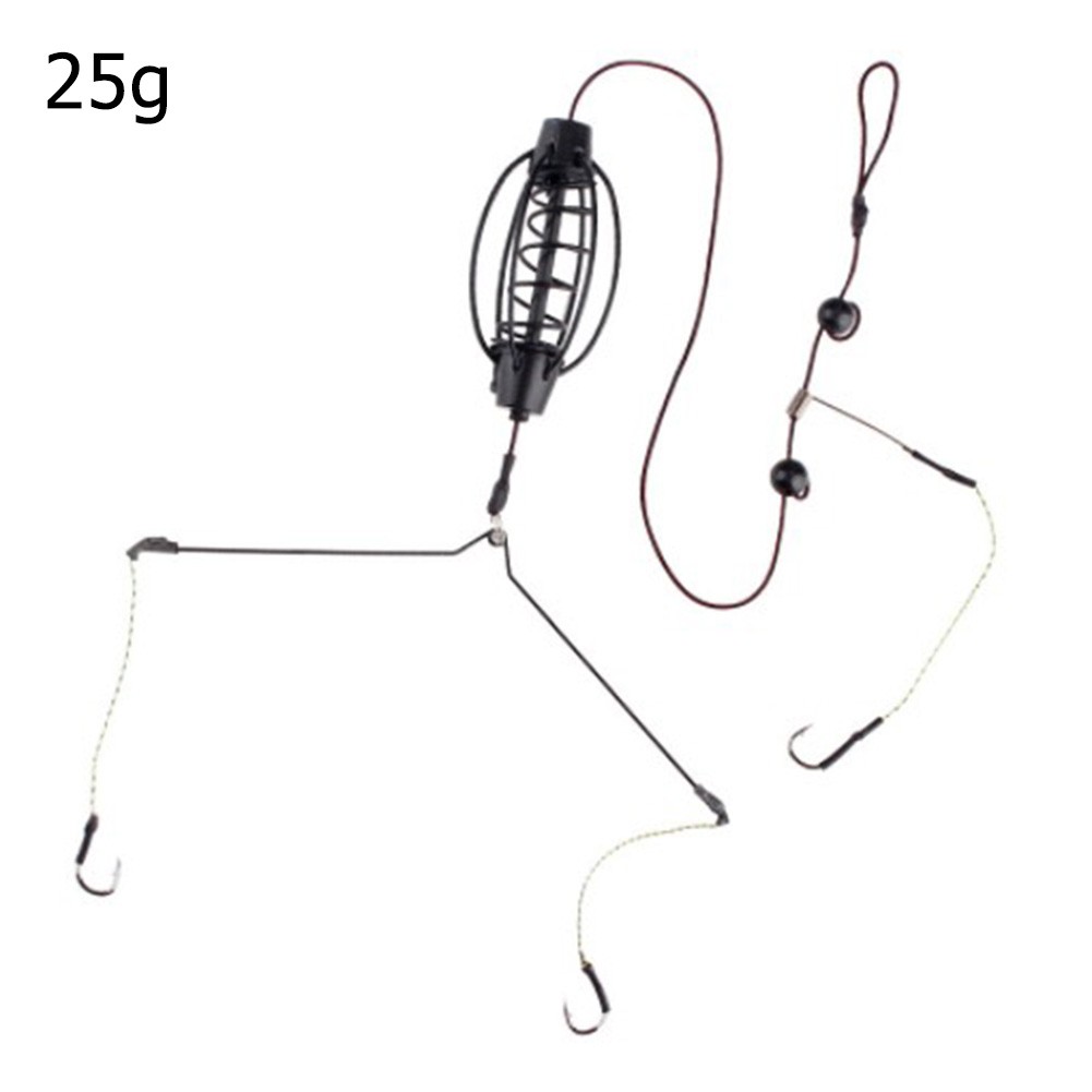 Baitcasting Reel - 1PCS ปลาคาร์พตกปลา Feeder ปลาคาร์พยุโรปกรงตกปลา Hook RIG