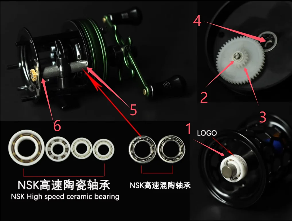 aioushi- ลูกปืนเซรามิก NSK พิเ - Fly Reel บทวิจารณ์และราคา