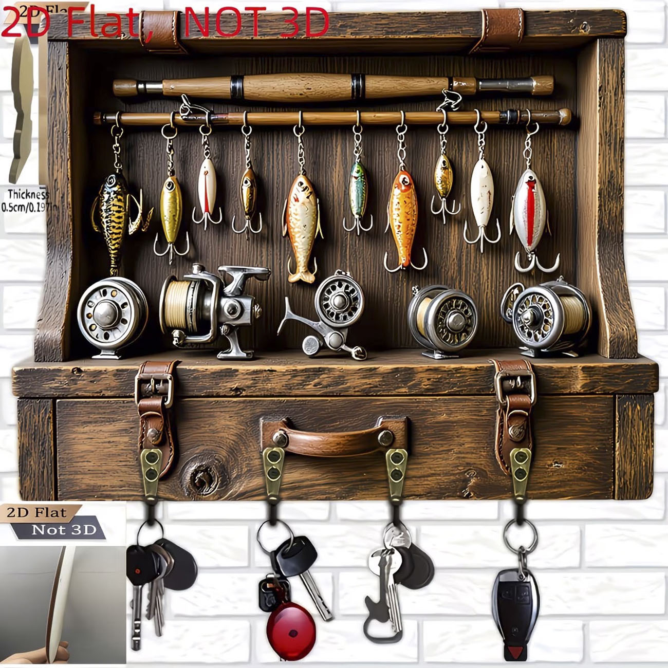 ที่แขวนกุญแจรูปเหยื่อตกปลาแบบว - Fly Reel บทวิจารณ์และราคา