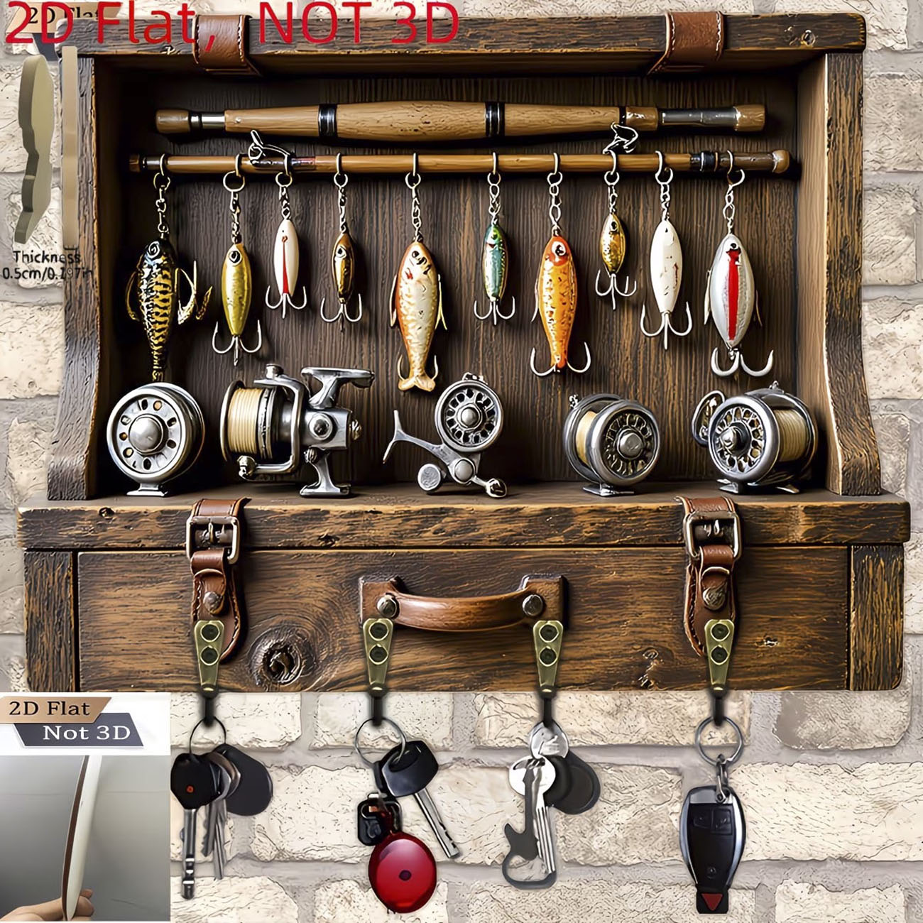 ที่แขวนกุญแจรูปเหยื่อตกปลาแบบว - Fly Reel บทวิจารณ์และราคา