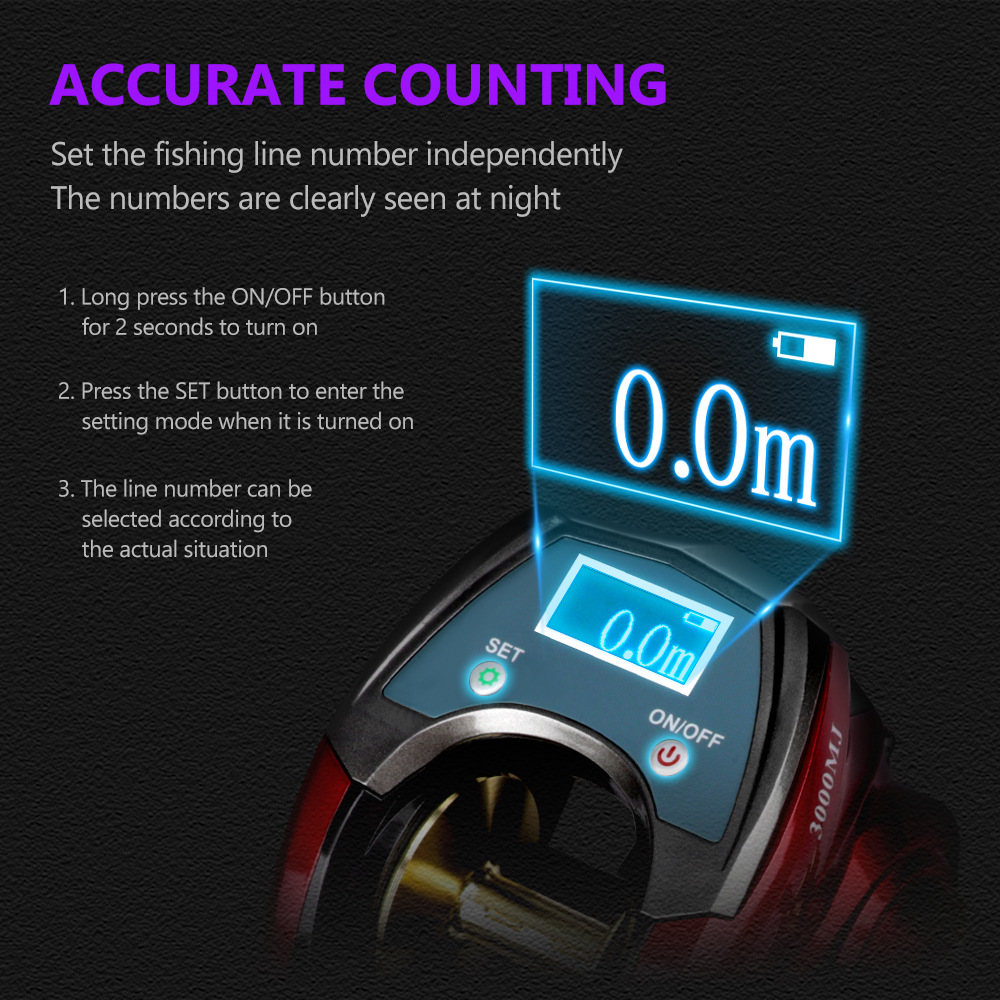รอกตกปลาแบบใช้ไฟฟ้า หน้าจอดิจิ - Trolling Reel บทวิจารณ์และราคา